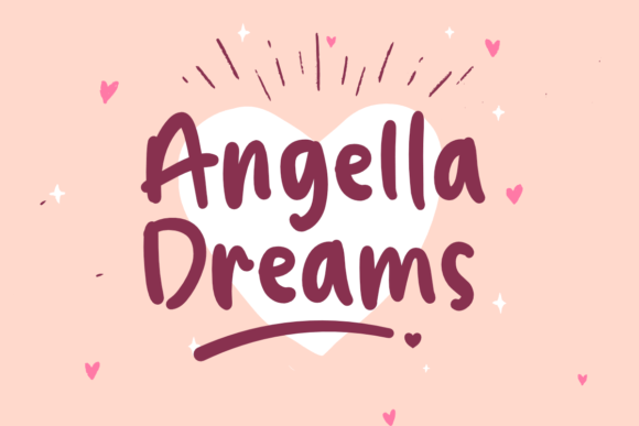 Angella Dreams: A Whimsical Script Font for Makers and Creative Sellers