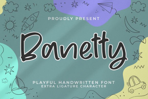 Banetty: A Playful Handwritten Font for Whimsical Brand Designs