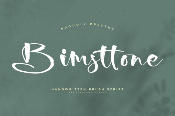 Bimsttone: A Handwritten Brush Script for Real Branding Projects