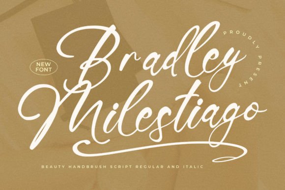 Bradley Milestiago: A Handbrush Script Font for Modern Branding Projects