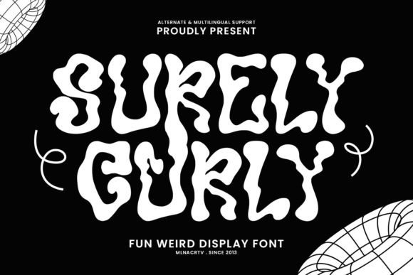 Branding with Surely Curly: A Designer’s Real-World Font Test
