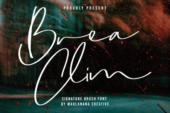 Brea Clim: Elevating Editorial Design with a Signature Script Font