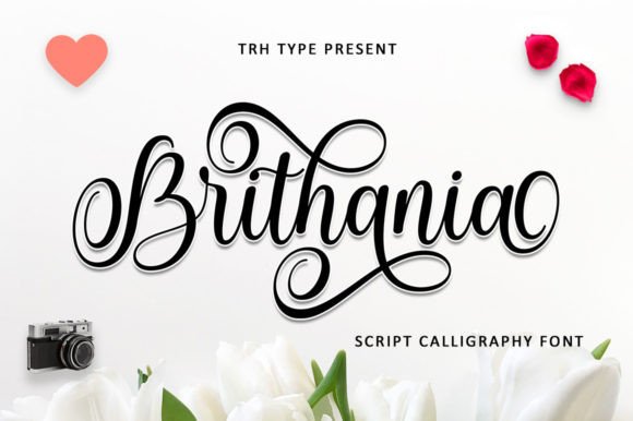 Brithania Font: Elevating Digital Marketing with Elegant Script Typography