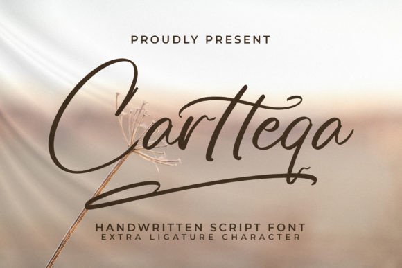 Cartteqa: A Stylish Script Font for Modern Editorial Design