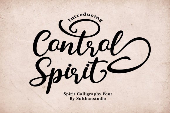 Control Spirit: A Vintage Script Font That Elevates Small Business Branding
