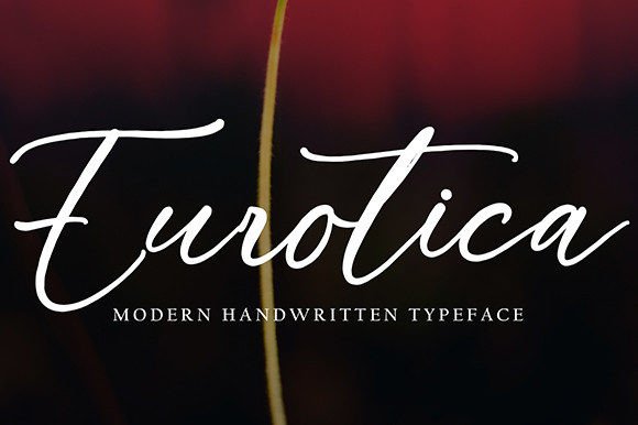 Eurotica Font: Adding Elegance to Handmade Labels, Invitations, and More