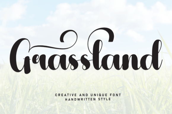 Grassland Font: A Maker’s Organic Touch for Handmade Labels, Invitations & Printables