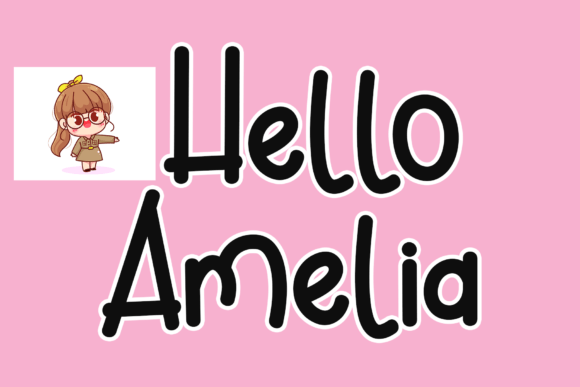 Hello Amelia: A Handwritten Font for Elegant Editorial Design