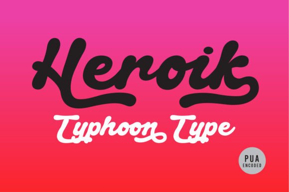 Heroik: A Script Font That Elevates Modern Marketing Design