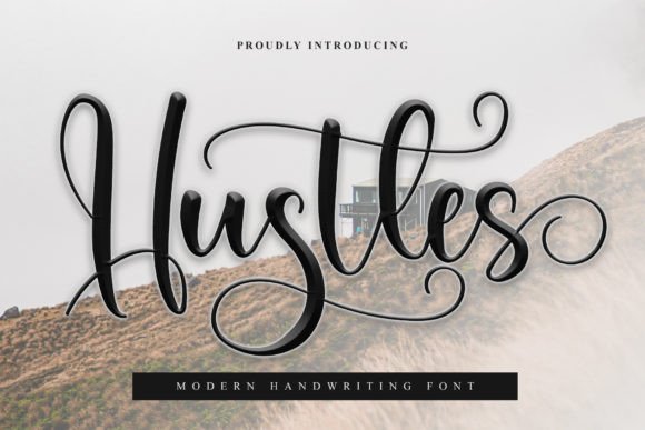 Hustles: A Handwritten Font That Elevates Modern Editorial Design