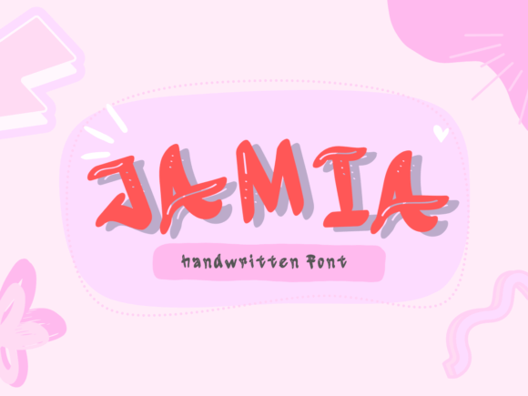 Jamia: A Playful Handwritten Font for Modern Web Design