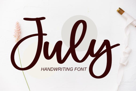July: A Dainty Script Font That Elevates Campaign Typography