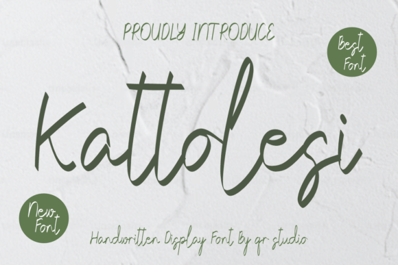 Kattolesi: A Bold Display Font That Elevates Small Business Branding