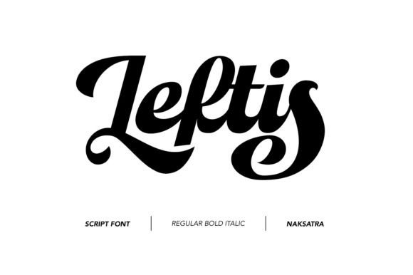 Leftis: A Script Font That Elevates Brand Identity with Contrast and Elegance