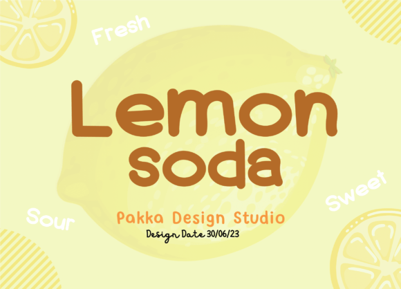 Lemon Soda: A Playful Script Font for Editorial Design and Digital Publishing
