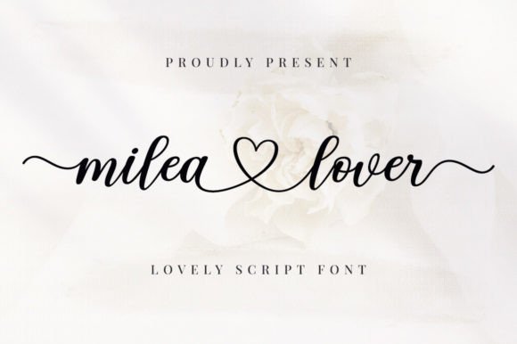 Milea Lover Font: Elevate Your Brand with Feminine Elegance