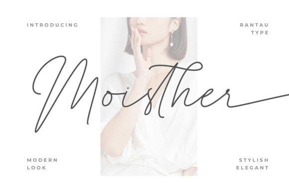 Moisther: A Premium Script Font for Crafters and Product Designers