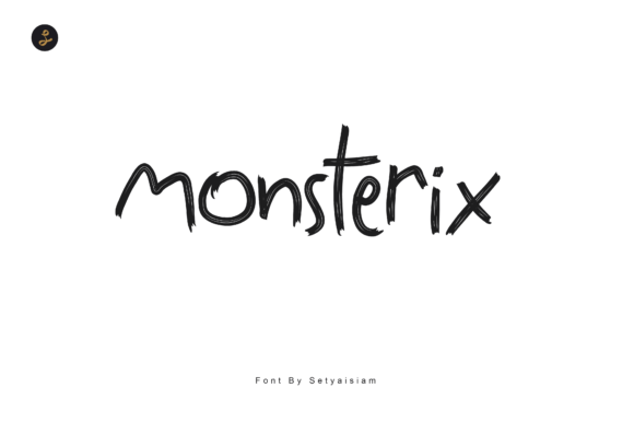 Monsterix: A Handwritten Script Font That Brings Handmade Projects to Life
