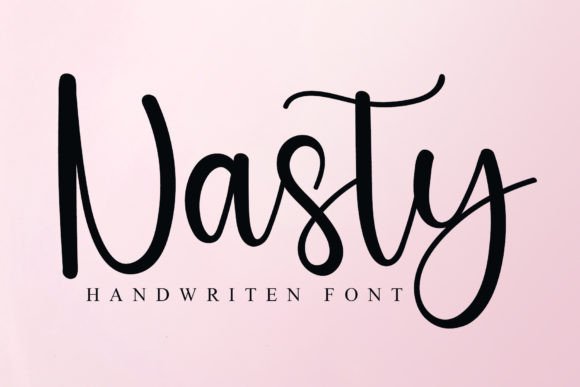 Nasty: A Bold Handwritten Font for Scroll-Stopping Digital Campaigns