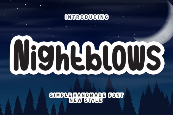 Nightblows Font: Adding Edge to Handmade Labels, Invitations & More