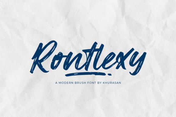Rontlexy: A Modern Brush Font for Digital Designers