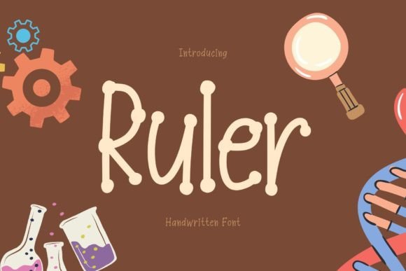 Ruler: A Handwritten Font That Adds Personality to Campaign Designs