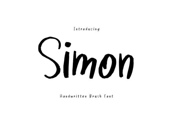 Simon Font: A Handwritten Brush Typeface for Playful, Authentic Campaigns