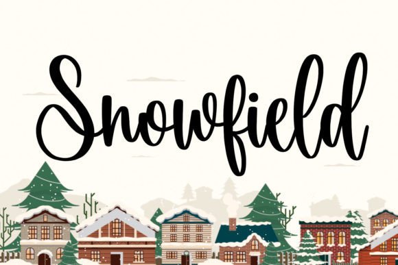 Snowfield: A Handwritten Script Font for Elegant Winter-Inspired Marketing