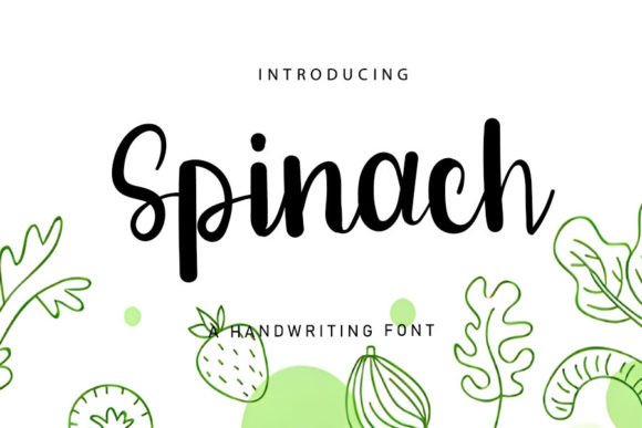 Spinach: A Friendly Handwritten Font for Modern Web Design Projects