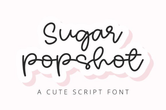Sugar Popshot: A Versatile Handwritten Font for Modern Editorial Design