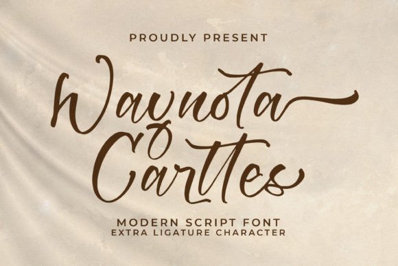Waynota Carttes: A Delicate Script Font for Impactful Digital Marketing