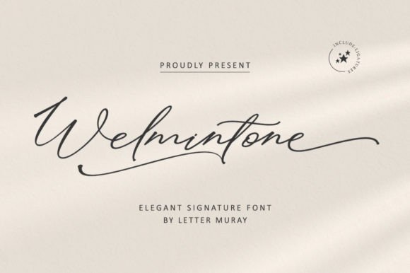Welmintone: The Script Font That Elevates Campaign Typography